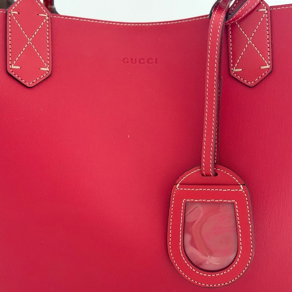 Authentic Gucci Reversible Large Leather Tote Bag - Picture 13 of 16